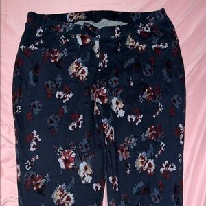 Floral Print Pants